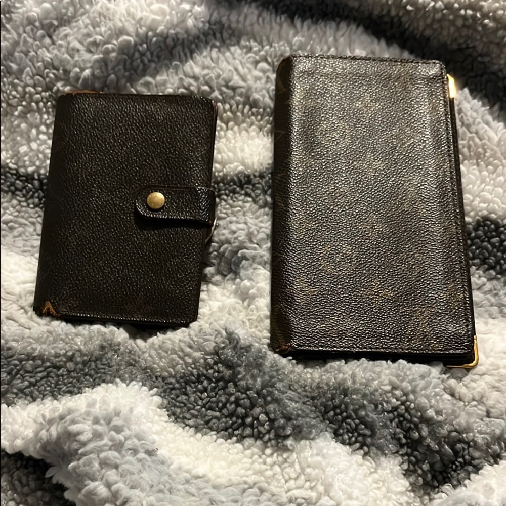 2 Louis Vuitton rehab wallets
